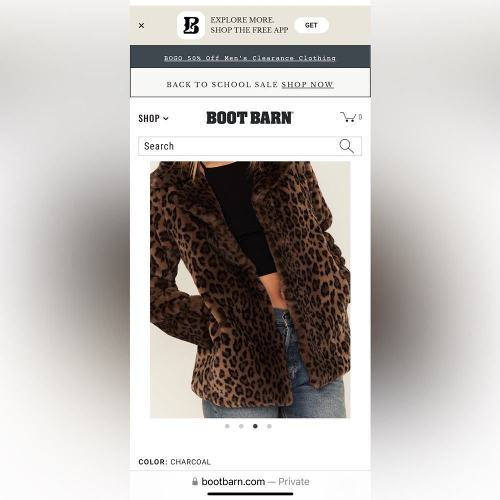 Shyanne Women's Leopard Print Faux Fur Coat brand NWT purchased from Boo…
